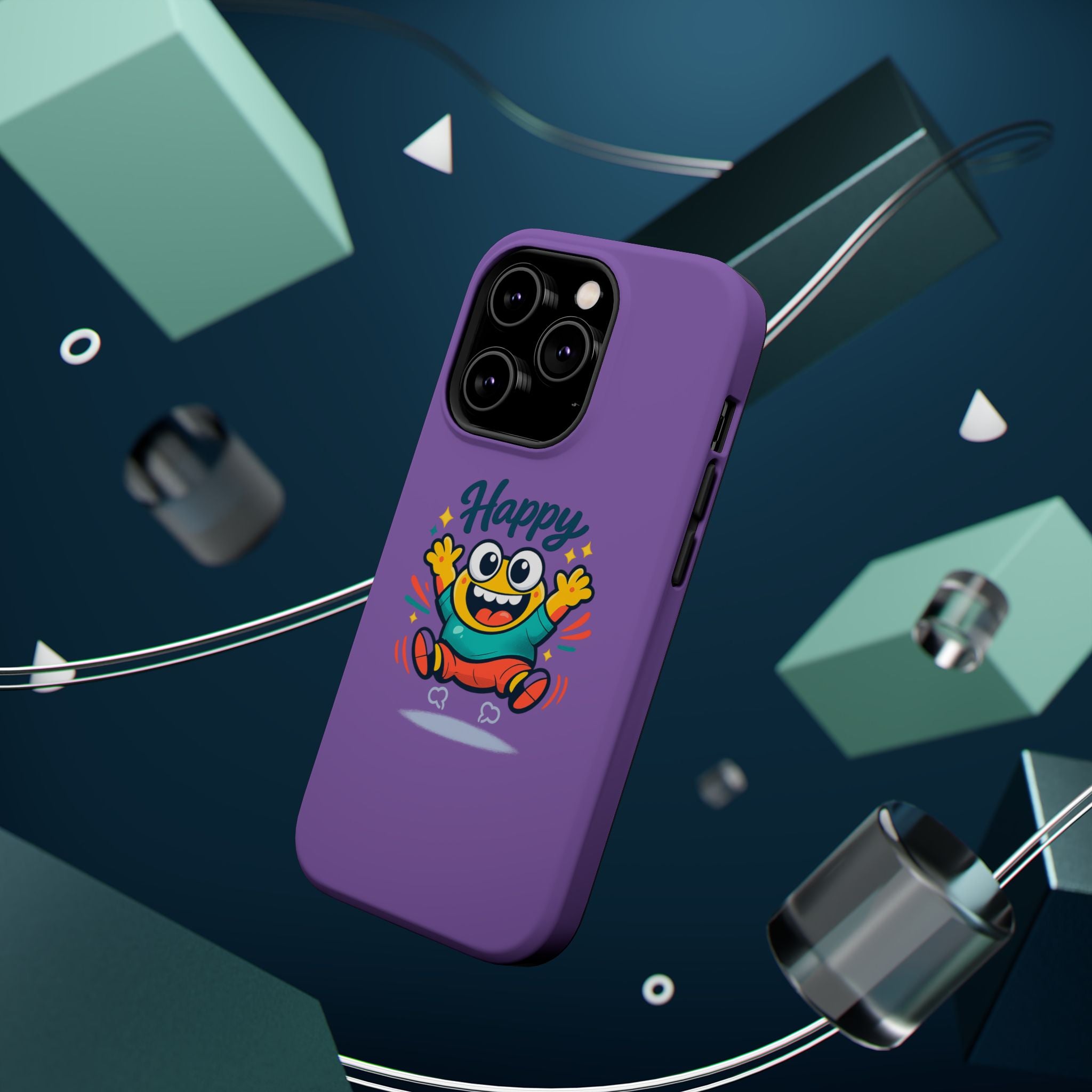 Happy Monster Magnetic Impact-Resistant Phone Case