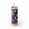 Galaxy Astronaut 20oz Skinny Tumbler with Straw – Cosmic Adventure Drink Cup