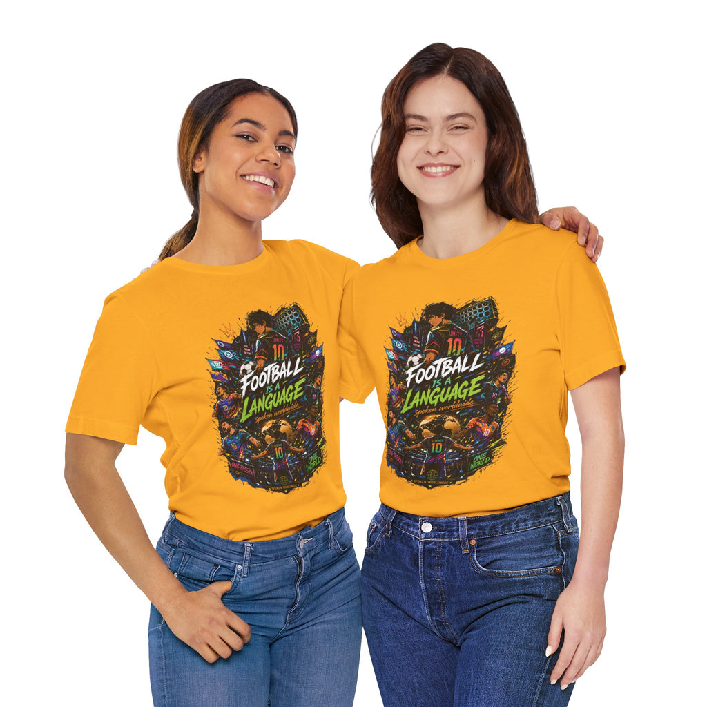 Football Is a Language Graphic T Shirt