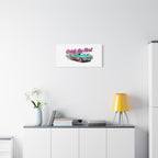 Retro Racing Car Canvas Wall Art – Vintage Dragster Design