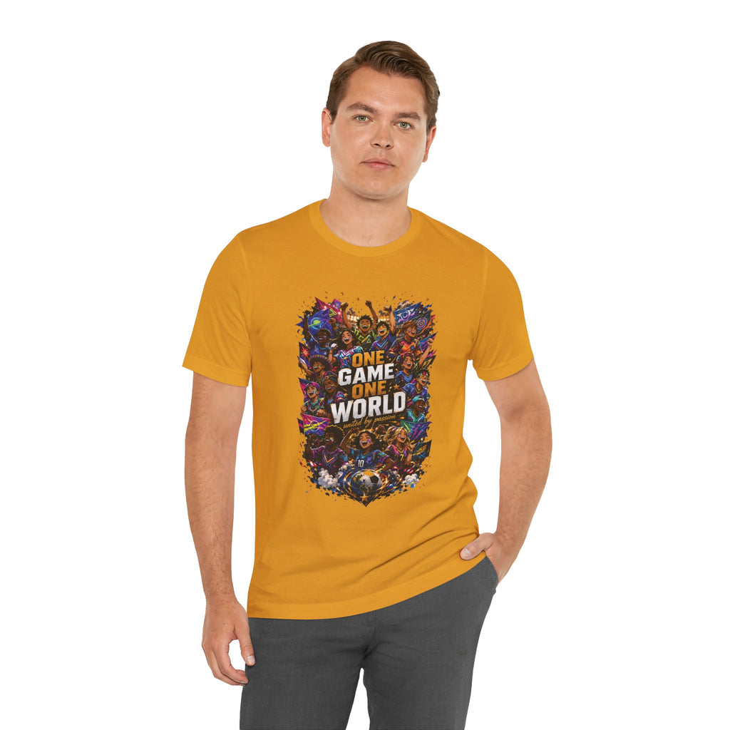 T-Shirt — 'One Game One World' Gamer Graphic Tee