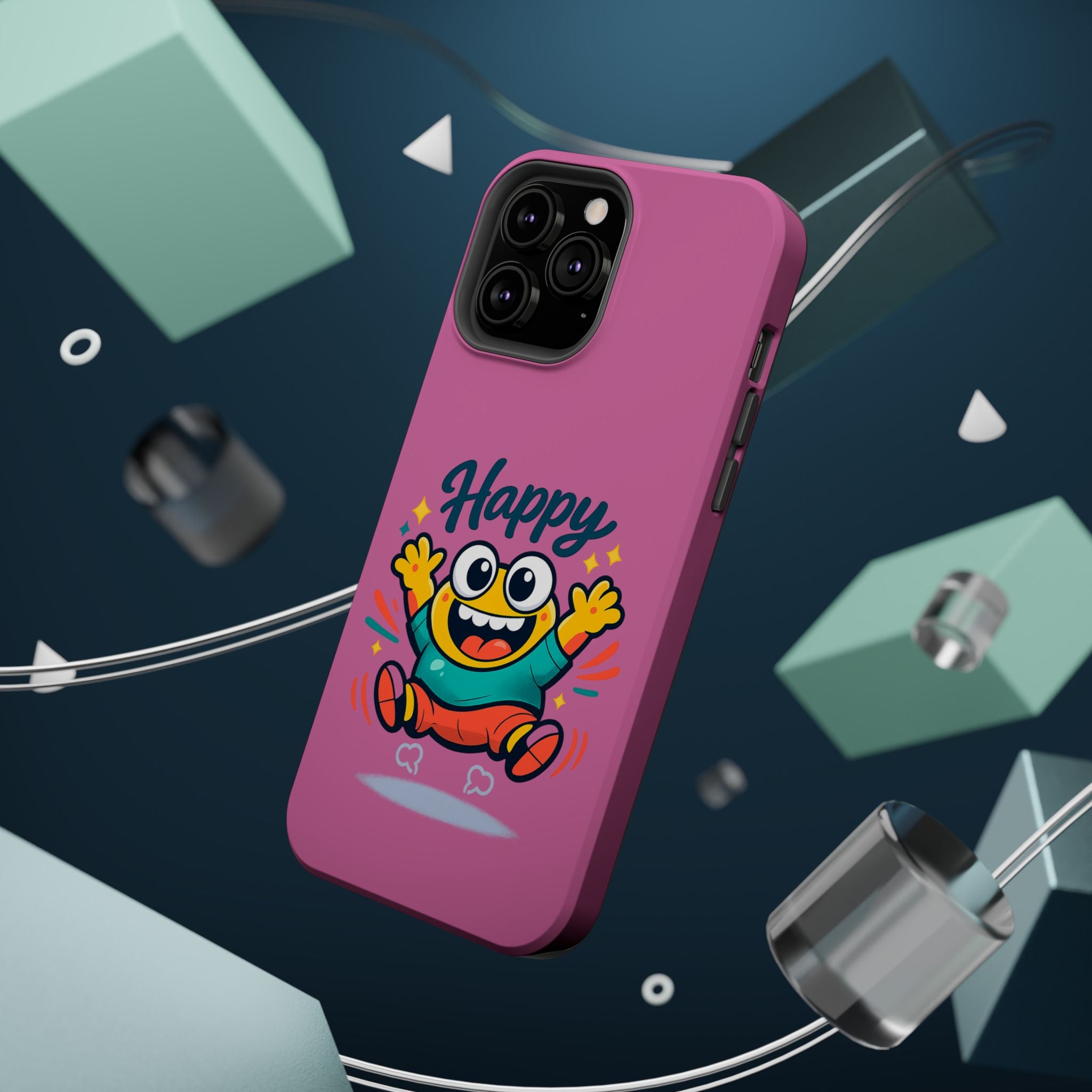 Happy Monster Magnetic Impact-Resistant Phone Case