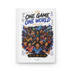 Soccer Fan Journal — "One Game One World" Hardcover Notebook (Personalizable Number 10)