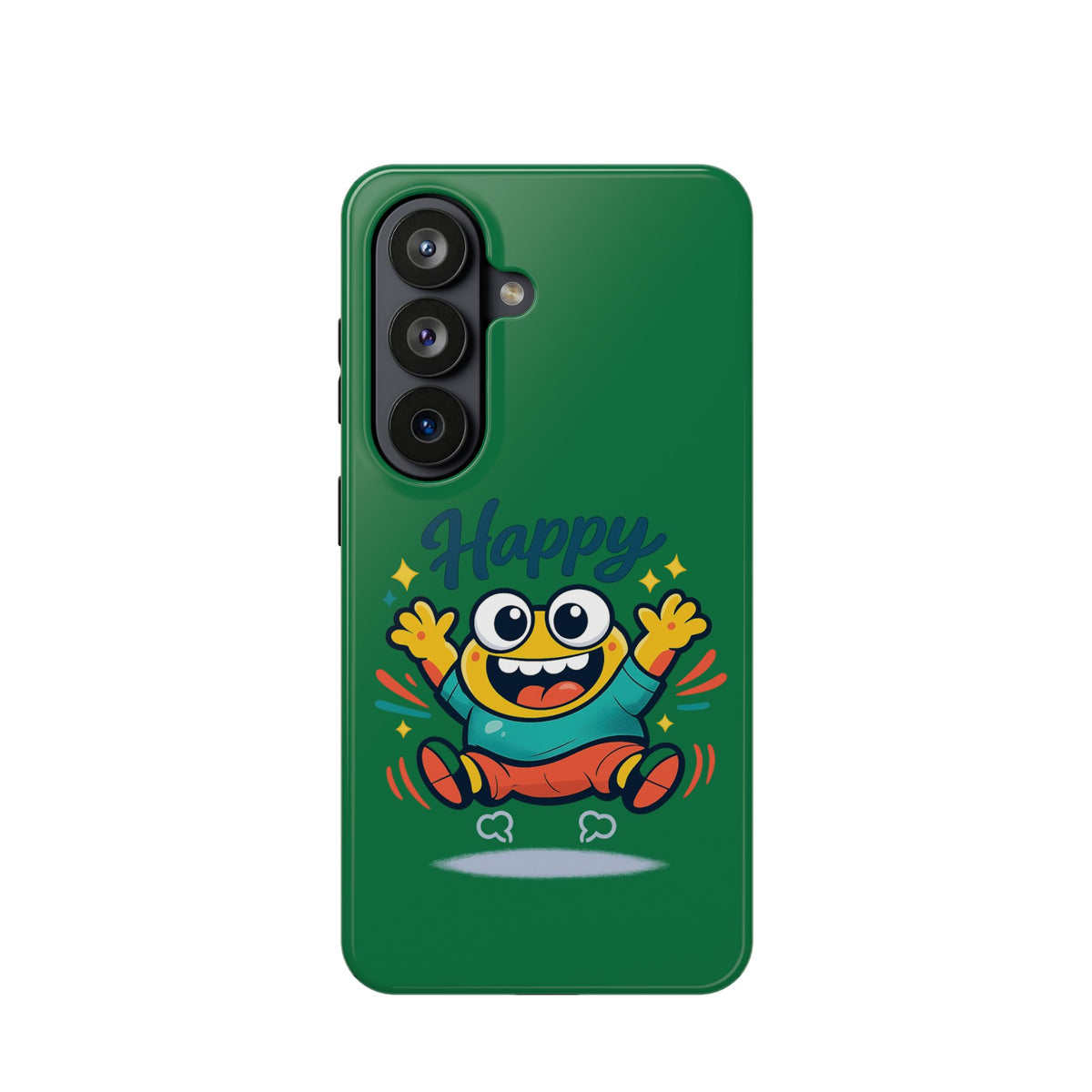 Happy Monster Magnetic Protective Phone Case Green