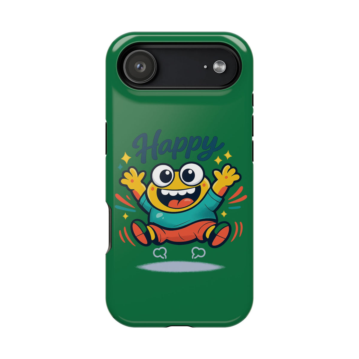 Happy Monster Magnetic Protective Phone Case Green