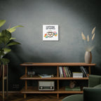 Caffeine and Kindness Canvas | Office Humor, Coffee Fuel Wall Art