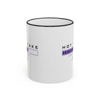 Hot Take Loading Mug — Funny Progress Bar Accent Rim & Handle Tea Coffee Cup