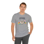 Caffeine and Kindness T-Shirt - Casual Coffee Graphic Tee