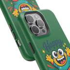 Happy Monster Magnetic Protective Phone Case Green