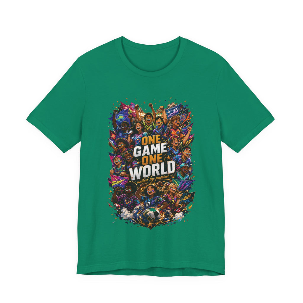 One Game One World Gamer Graphic T Shirt