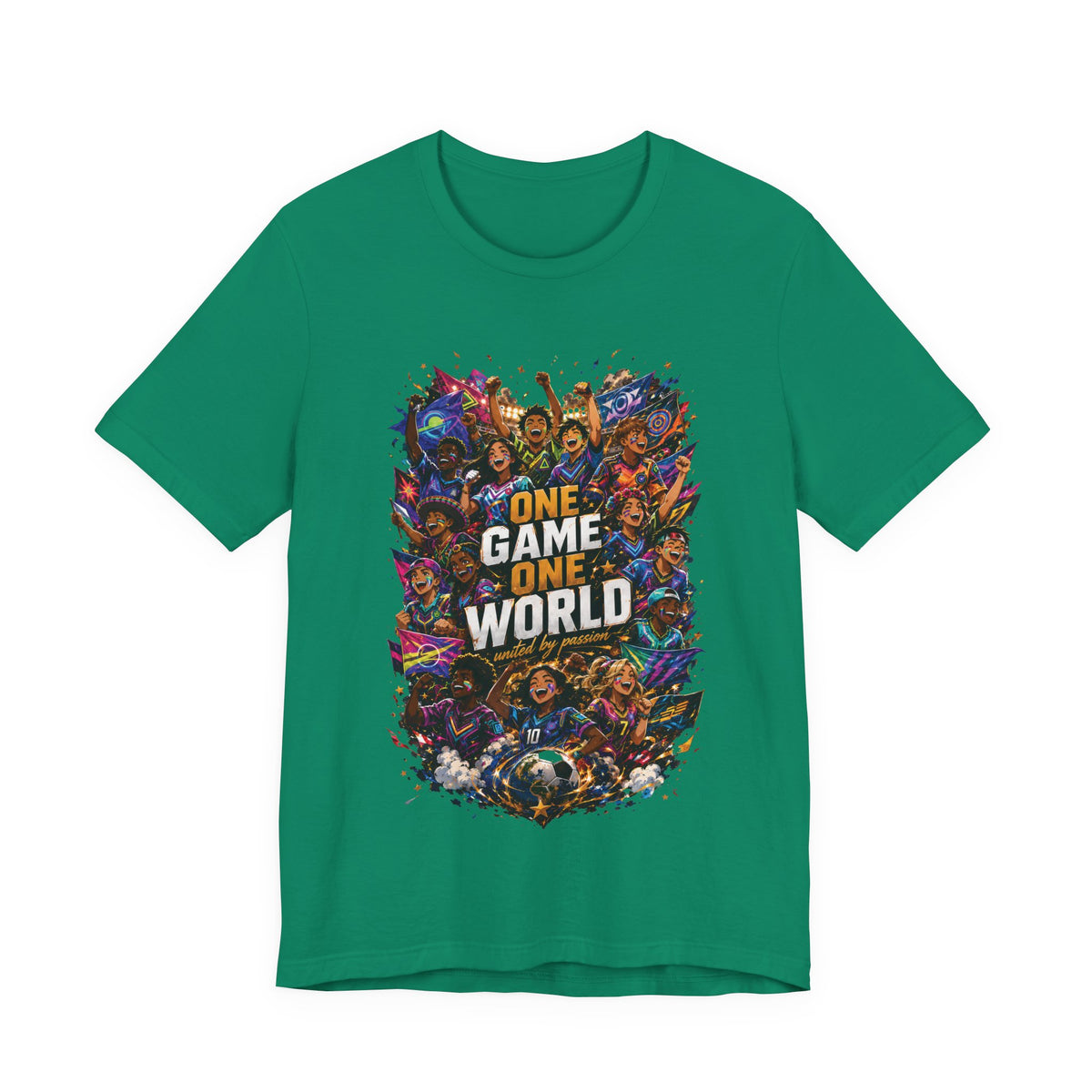 One Game One World Gamer Graphic T Shirt