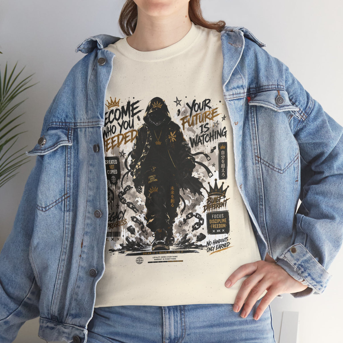 Become Who You Needed Inspirational Graphic T Shirt