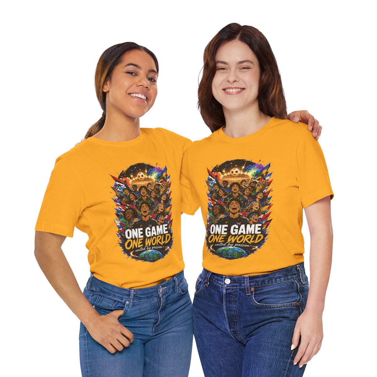 One Game One World Soccer Graphic T Shirt