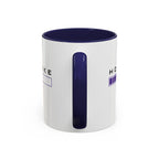 Accent Coffee Mug — "Hot Take Loading" Progress Bar Coffee Mug