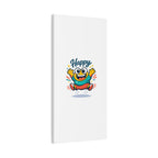Happy Blob Cartoon Canvas Bold Kawaii Wall Art