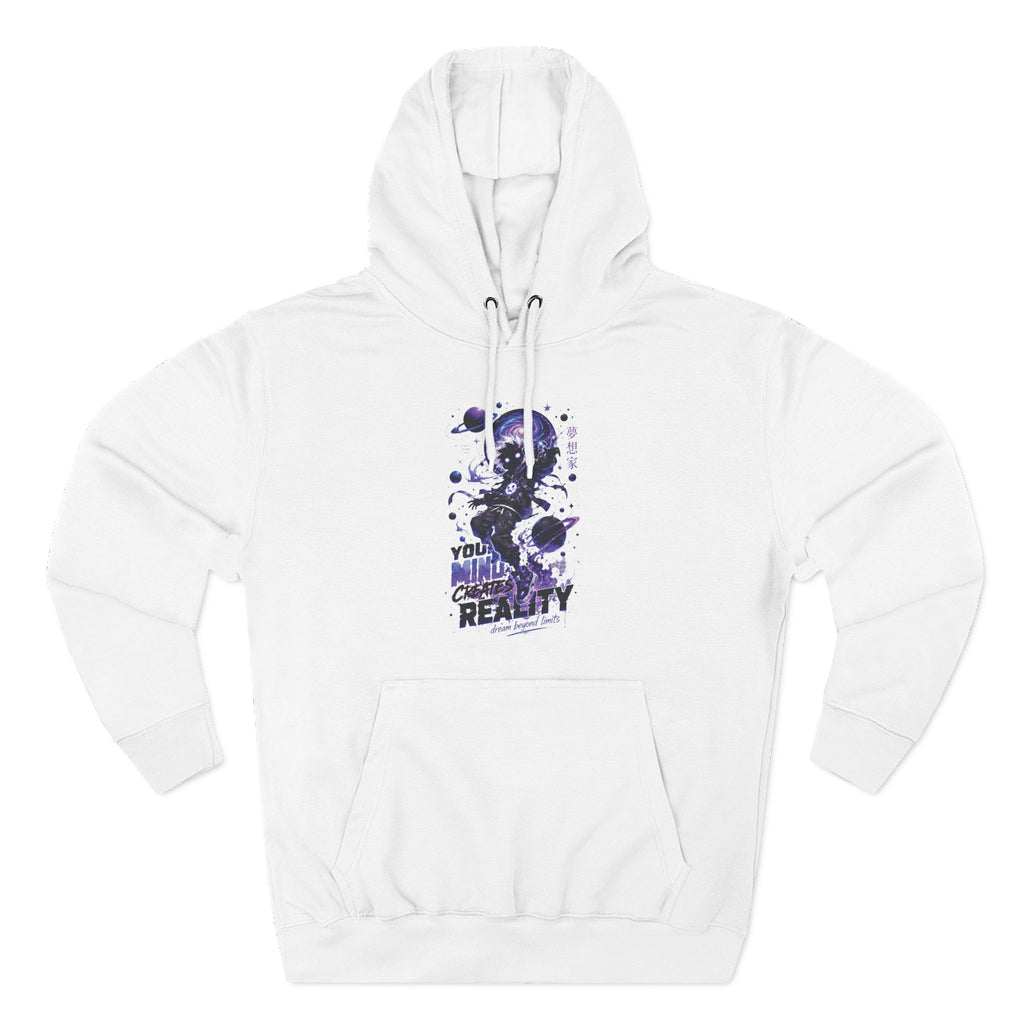 Galaxy Skate Hoodie — "You’re Not High, You’re Reality" Graphic Pullover