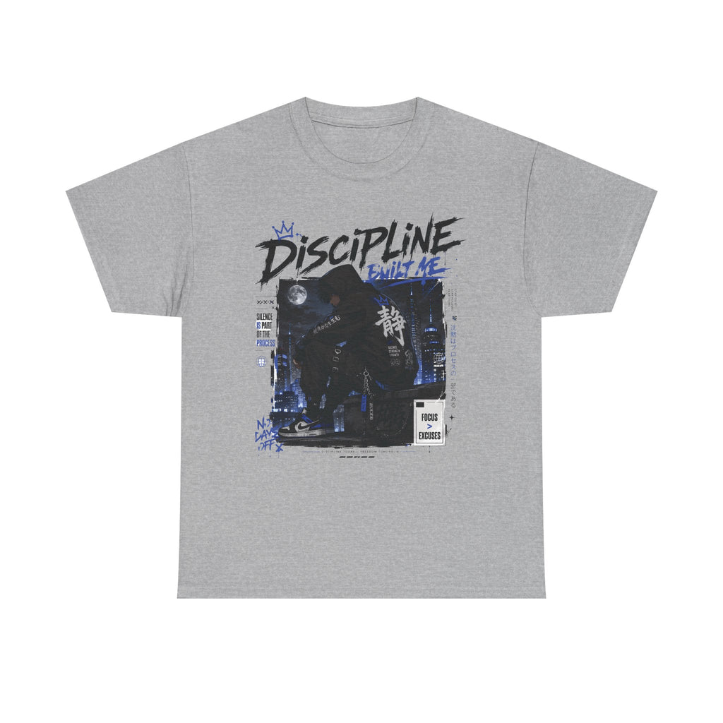 Discipline Anime Graphic Tee — Night Samurai Streetwear
