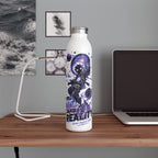 Slim Water Bottle — Cosmic Astronaut 'Dream Beyond Limits' Insulated Bottle