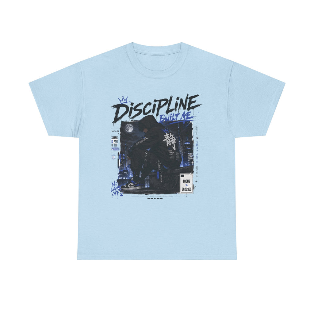 Discipline Anime Graphic Tee — Night Samurai Streetwear