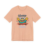 Happy Mood Blob Tee | kawaii minimal, thick outline emoji cartoon