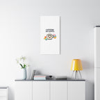 Caffeine and Kindness Canvas - Coffee-Themed Wall Art