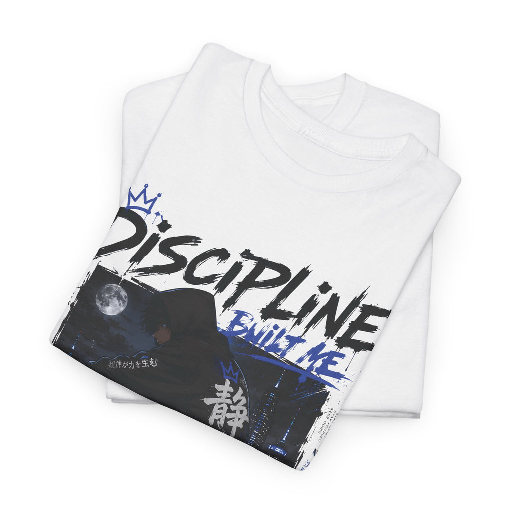 Discipline Anime Graphic Tee — Night Samurai Streetwear