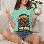 One Game One World Soccer T Shirt International Football Graphic Tee