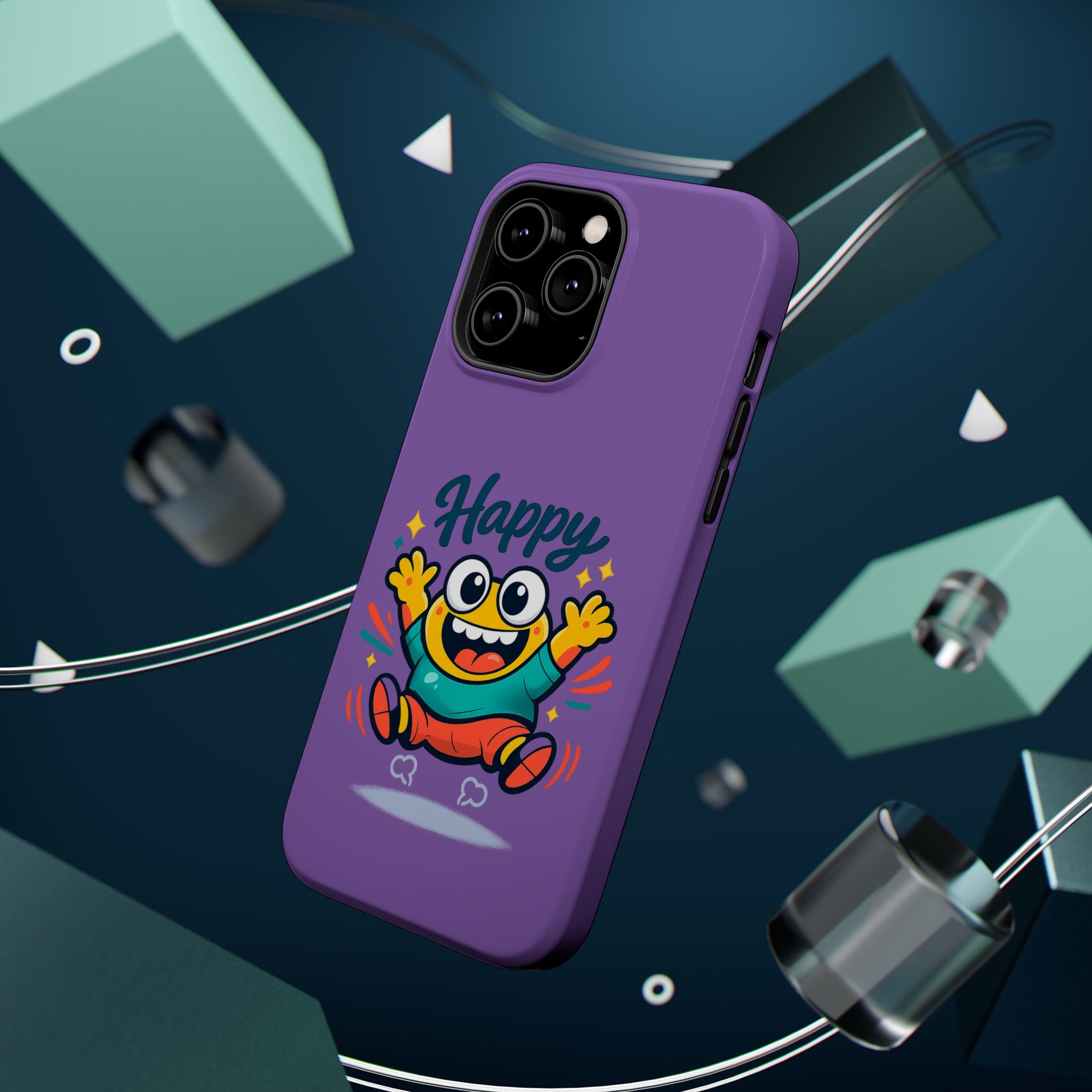 Happy Monster Magnetic Impact-Resistant Phone Case