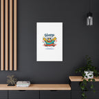 Happy Blob Cartoon Canvas Bold Kawaii Wall Art