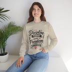 Crewneck Sweatshirt — "Discipline Today Leads to Freedom Tomorrow" Motivational Graphic