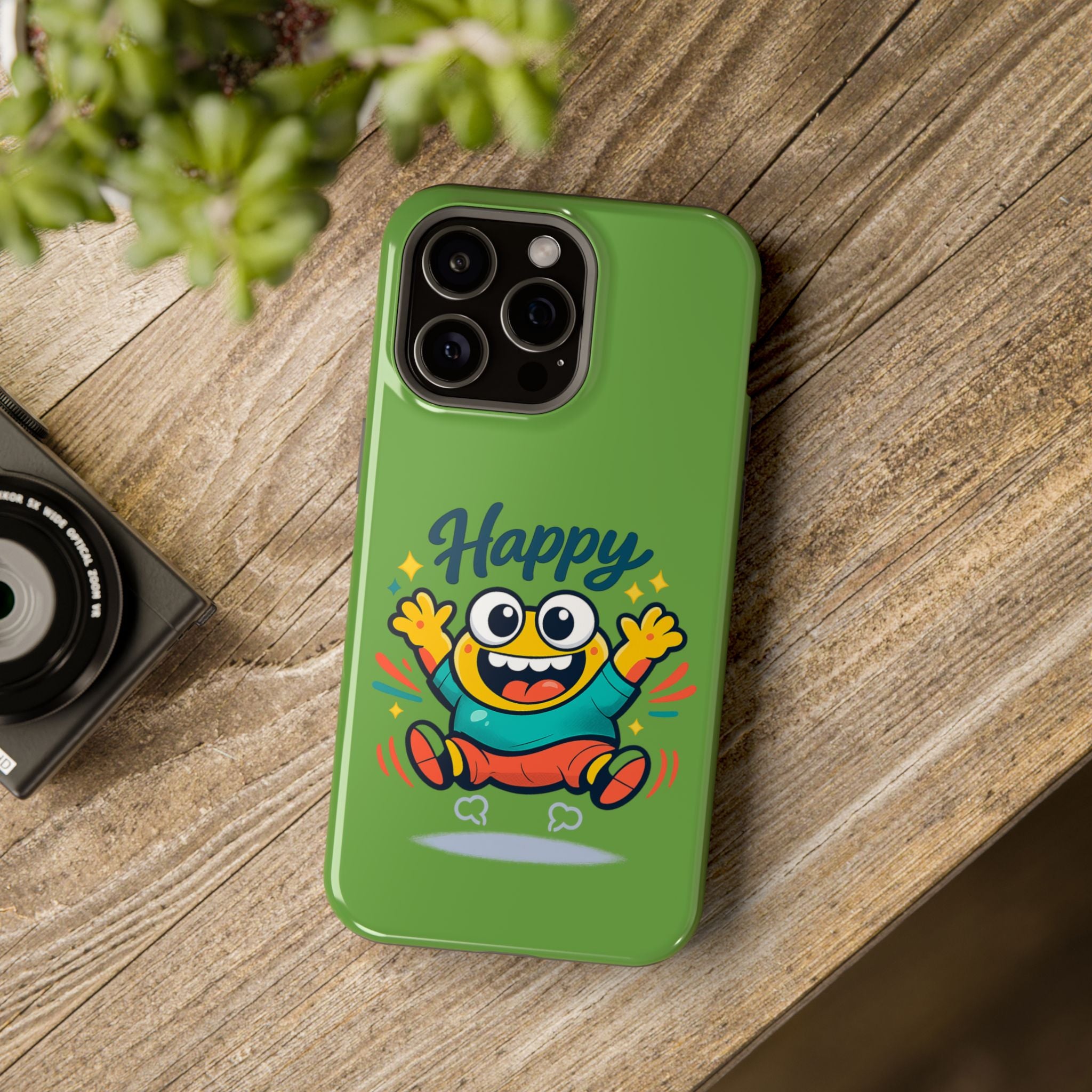 Happy Monster Magnetic Impact-Resistant Phone Case