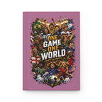 One Game One World Soccer Hardcover Journal — World Cup Fans Notebook