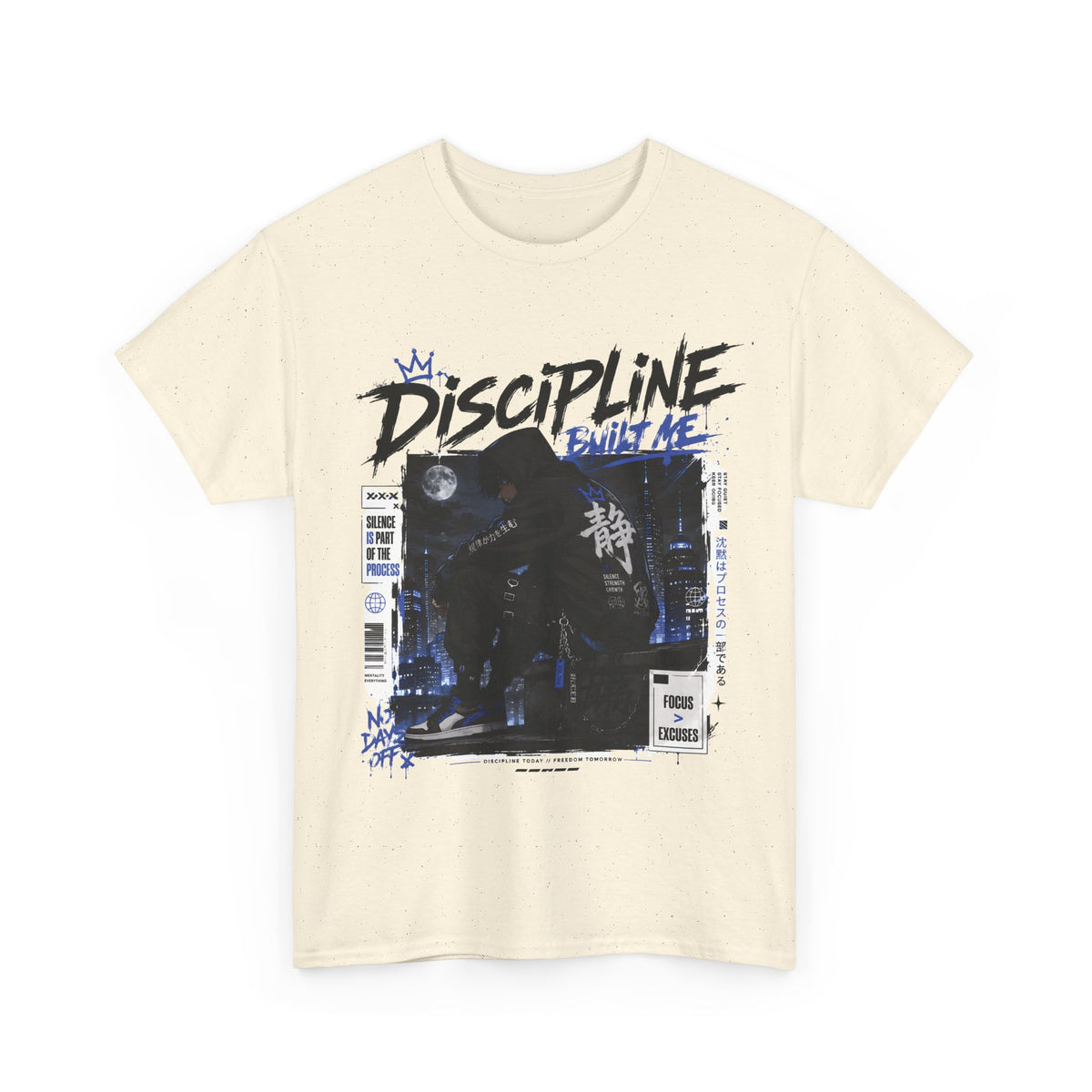 Discipline Built Me Anime Streetwear T Shirt