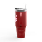 Cozy Pink Hoodie Girl 40oz Insulated Travel Mug