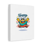 Happy Blob Cartoon Canvas Bold Kawaii Wall Art