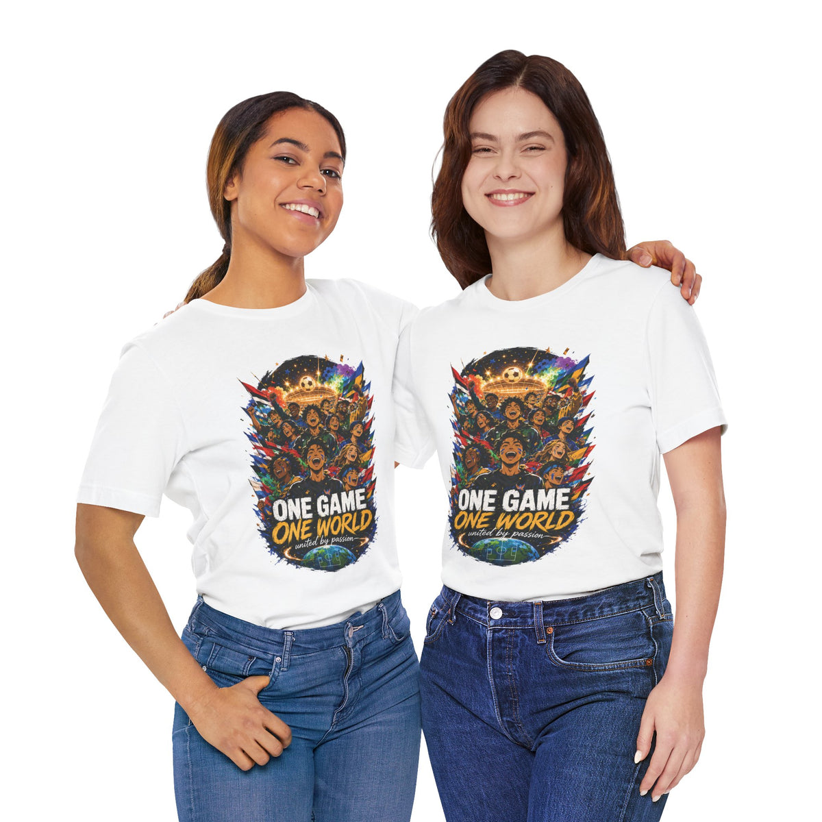 One Game One World Soccer Graphic T Shirt