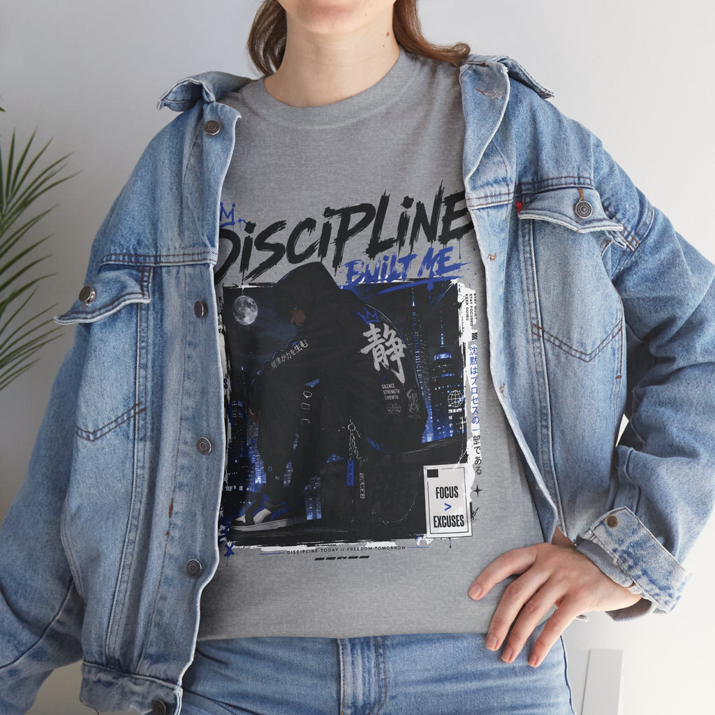 Discipline Built Me Anime Streetwear T Shirt