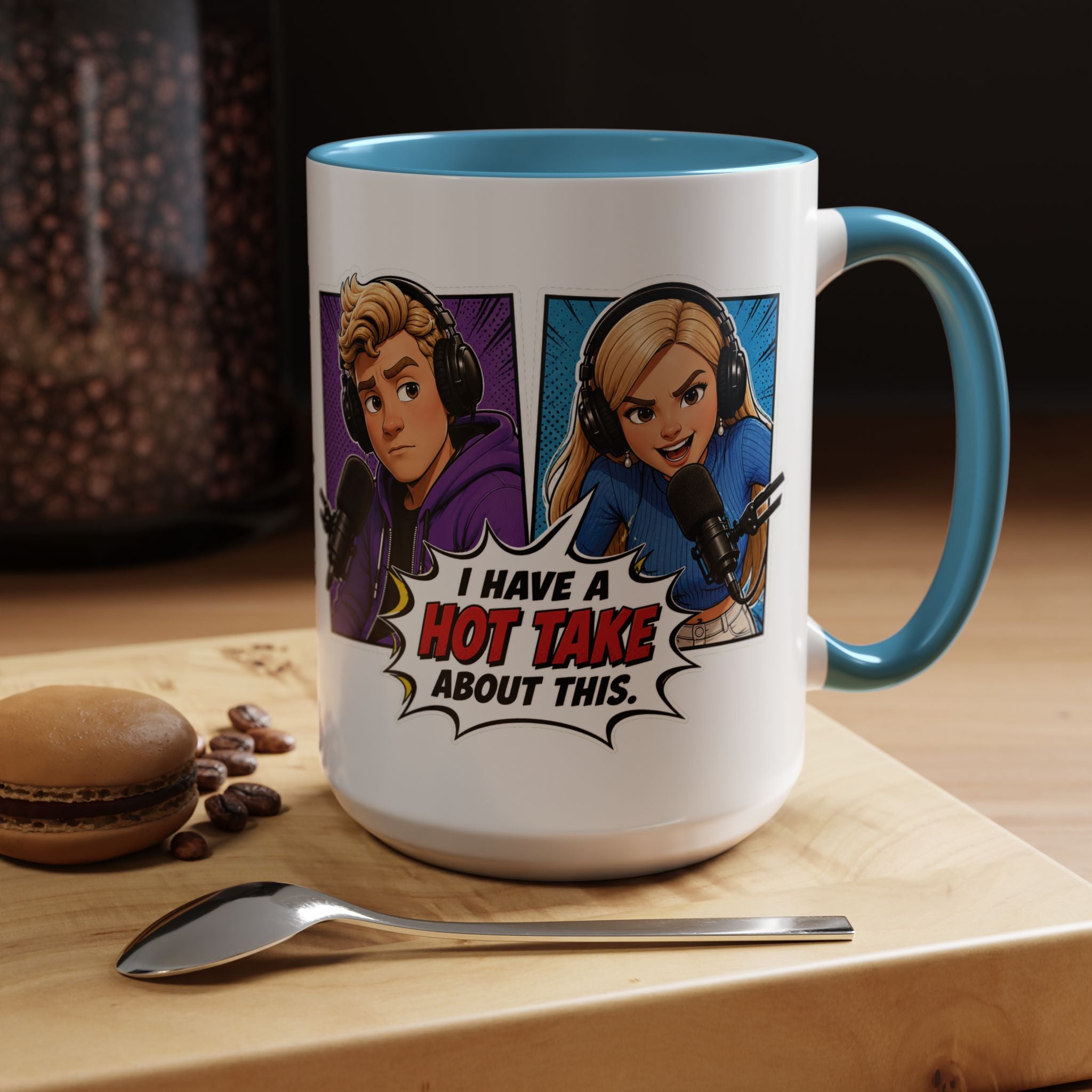 Jake And Emma Hot Take Coffee Mug — "I Have A Hot Take About This" Mug (11/15oz)