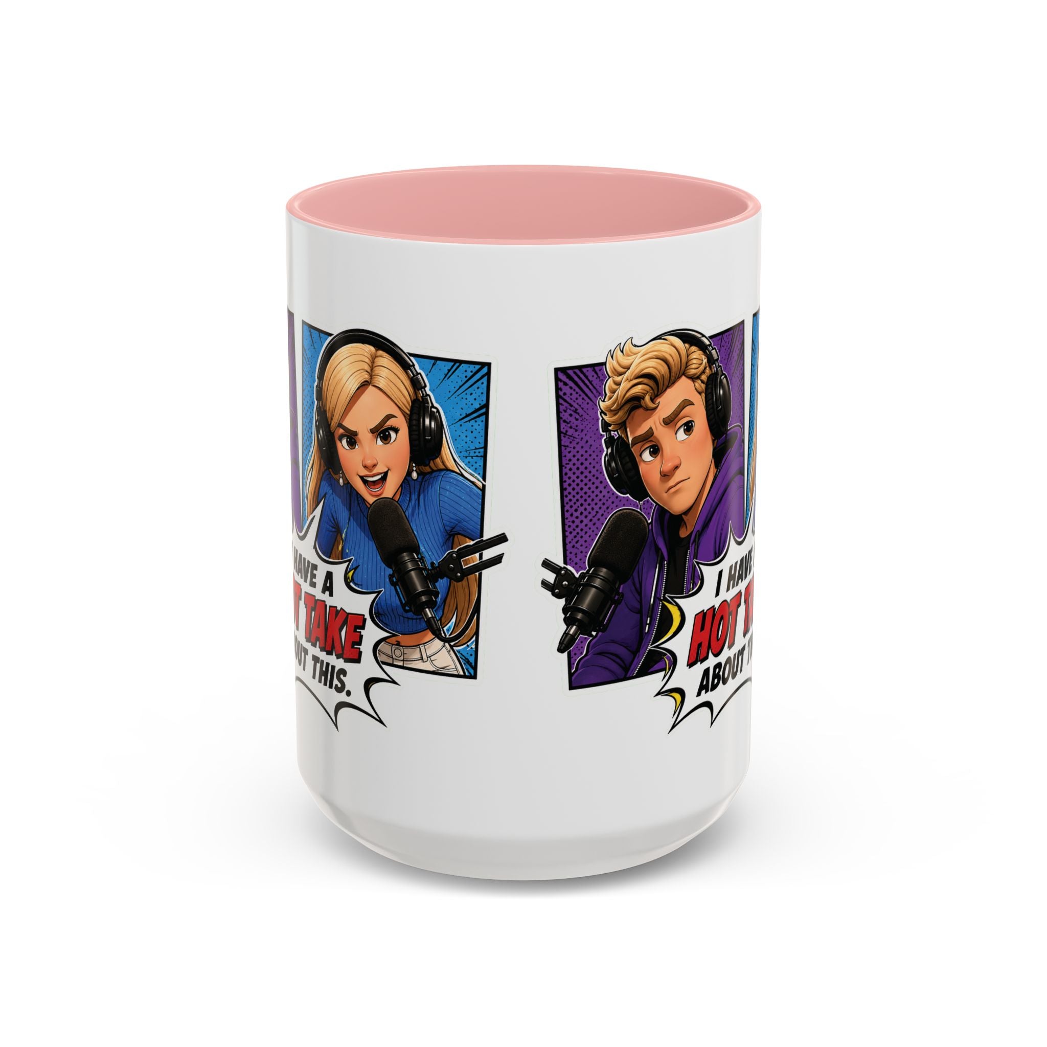 Jake And Emma Hot Take Coffee Mug — "I Have A Hot Take About This" Mug (11/15oz)