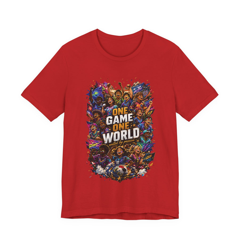 One Game One World Gamer Graphic T Shirt