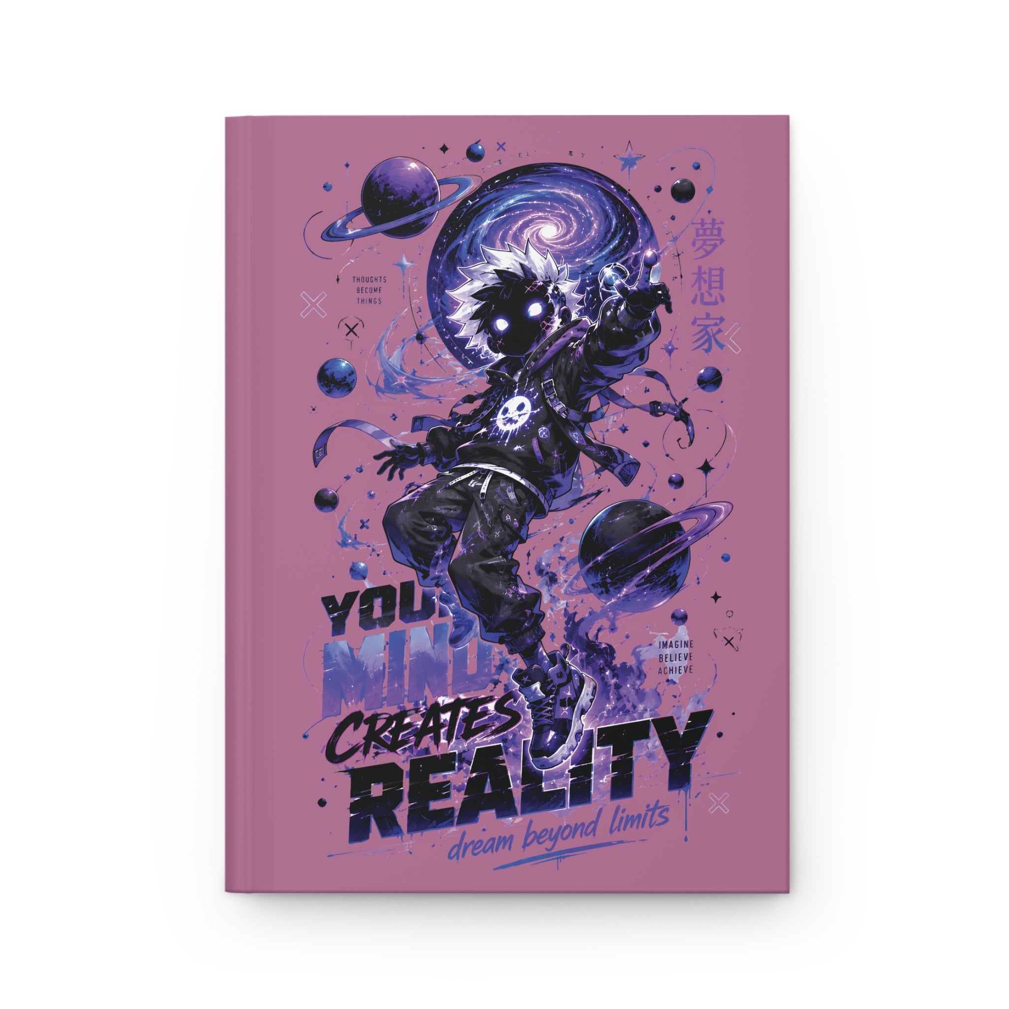 Dreamwalker Journal — "You Create Reality" Cosmic Hardcover Notebook