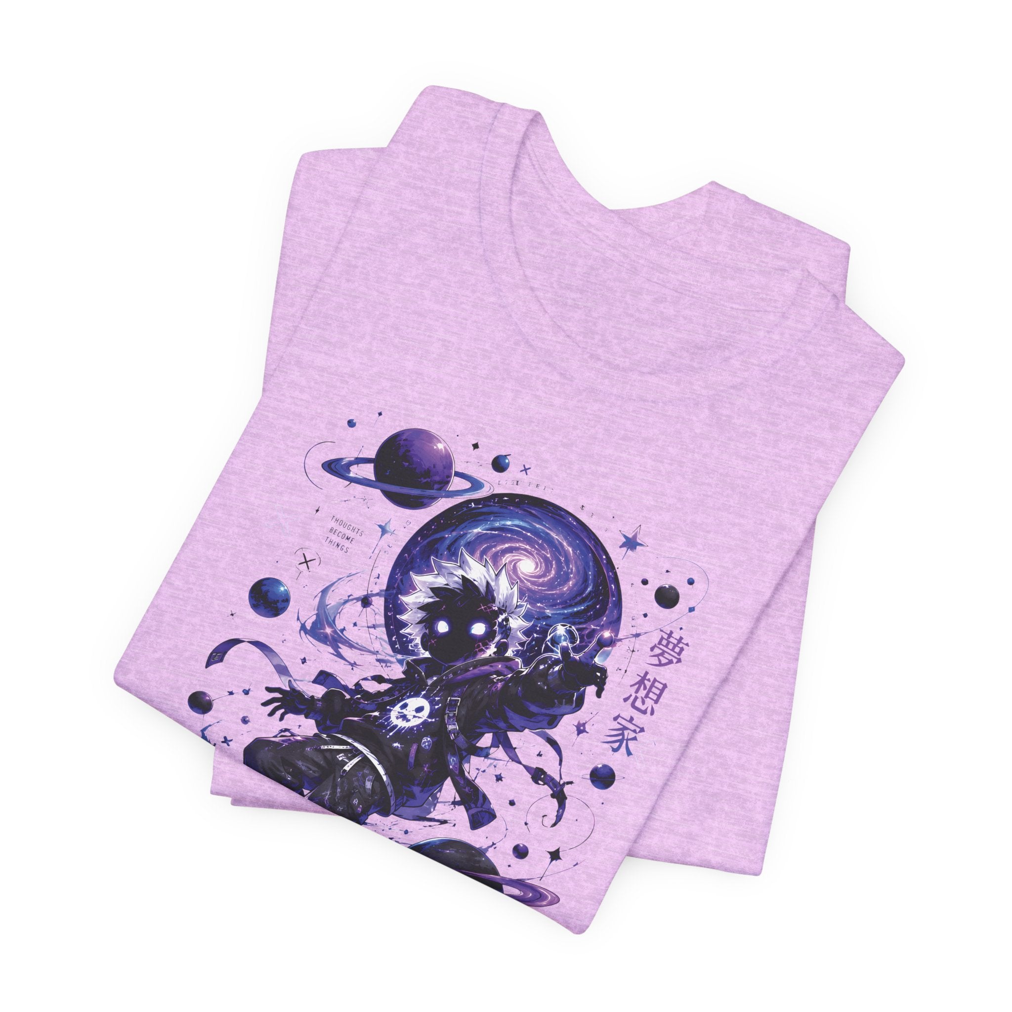 Astronaut Galaxy Tee — "Your Mind Creates Reality" Space Graphic T-Shirt