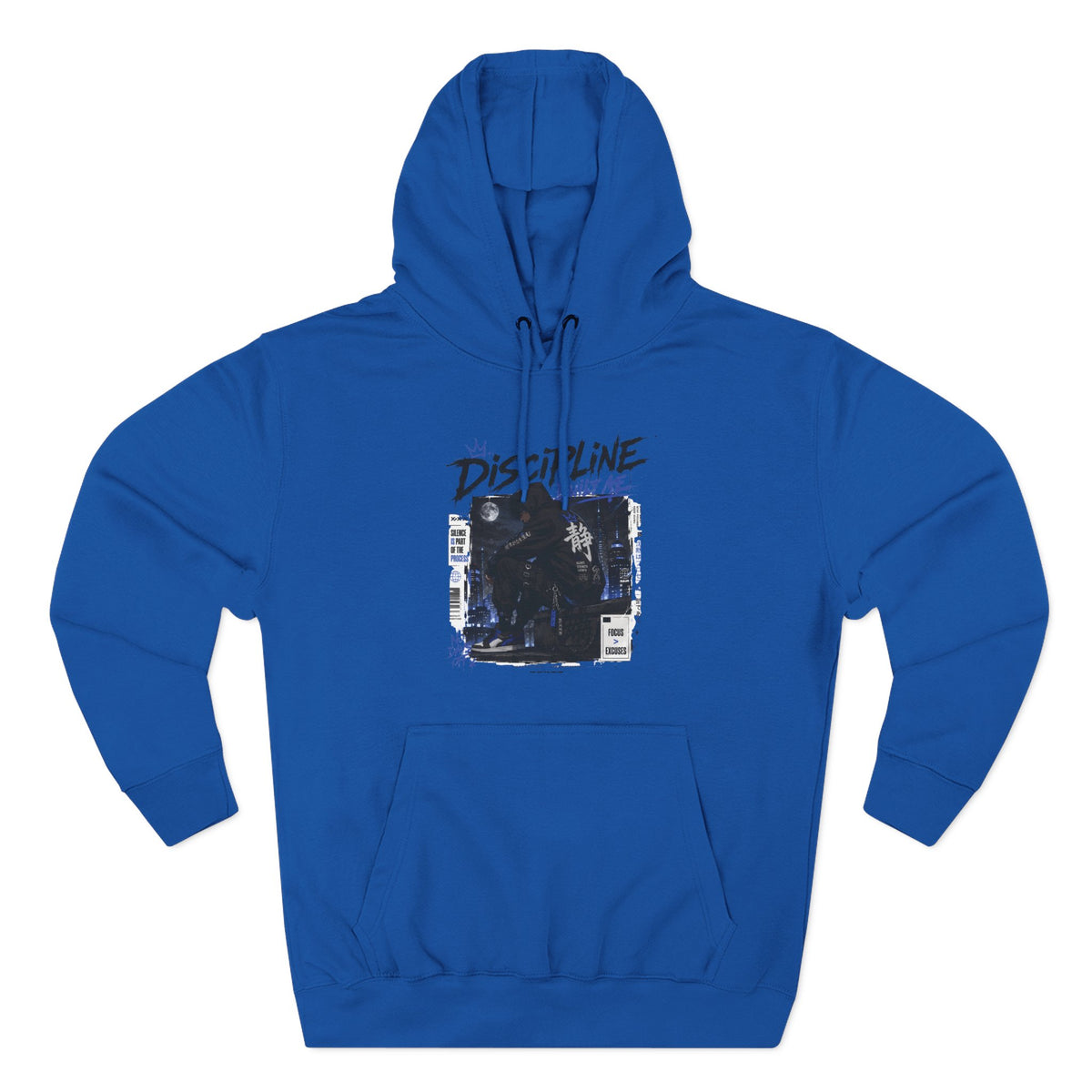 Discipline Built Me Graphic Hoodie Vintage Streetwear