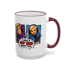 Jake And Emma Hot Take Accent Rim Mug – I Have A Hot Take About This Comic Coffee Cup (11oz/15oz)