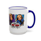 Jake And Emma Hot Take Accent Rim Mug – I Have A Hot Take About This Comic Coffee Cup (11oz/15oz)