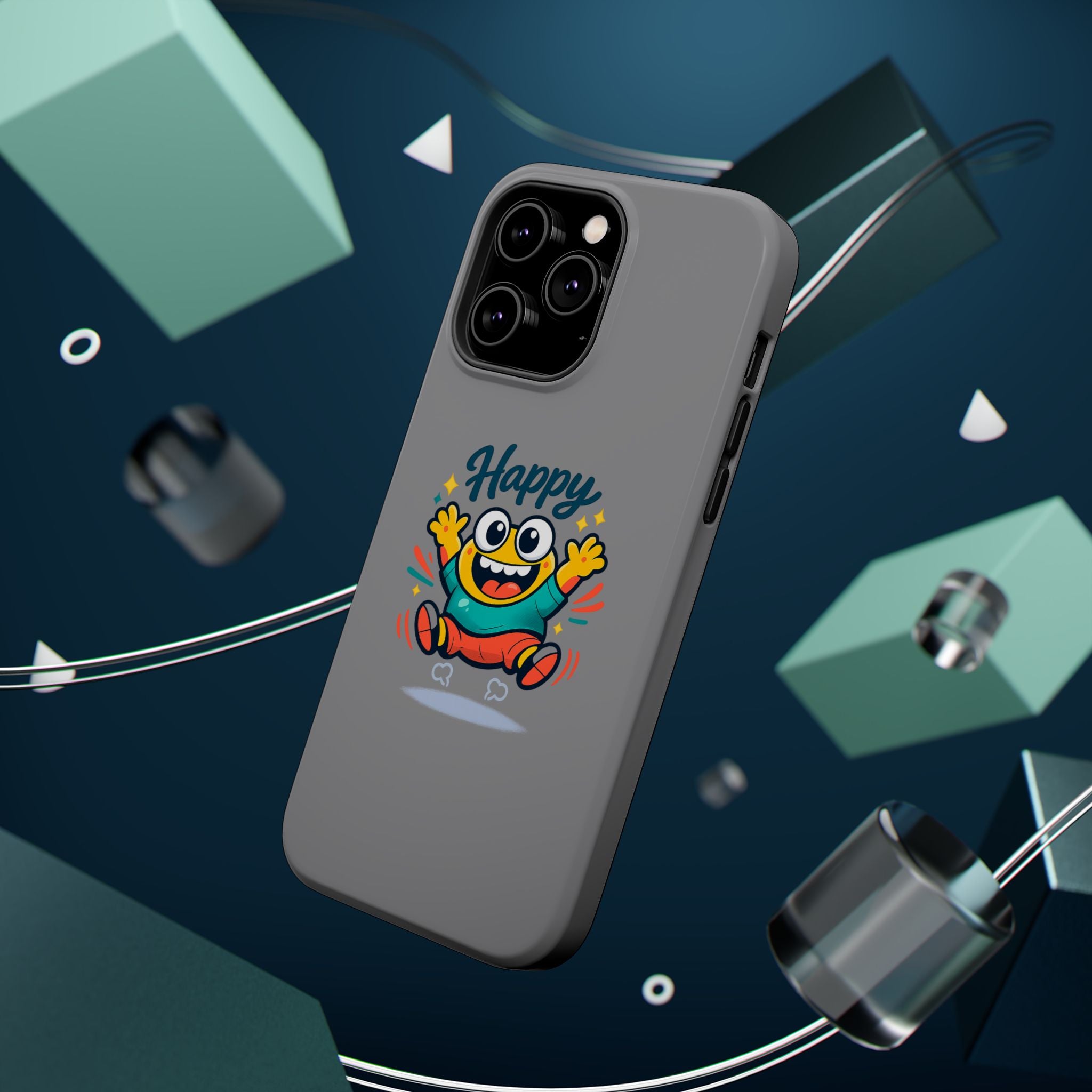 Happy Monster Magnetic Impact-Resistant Phone Case