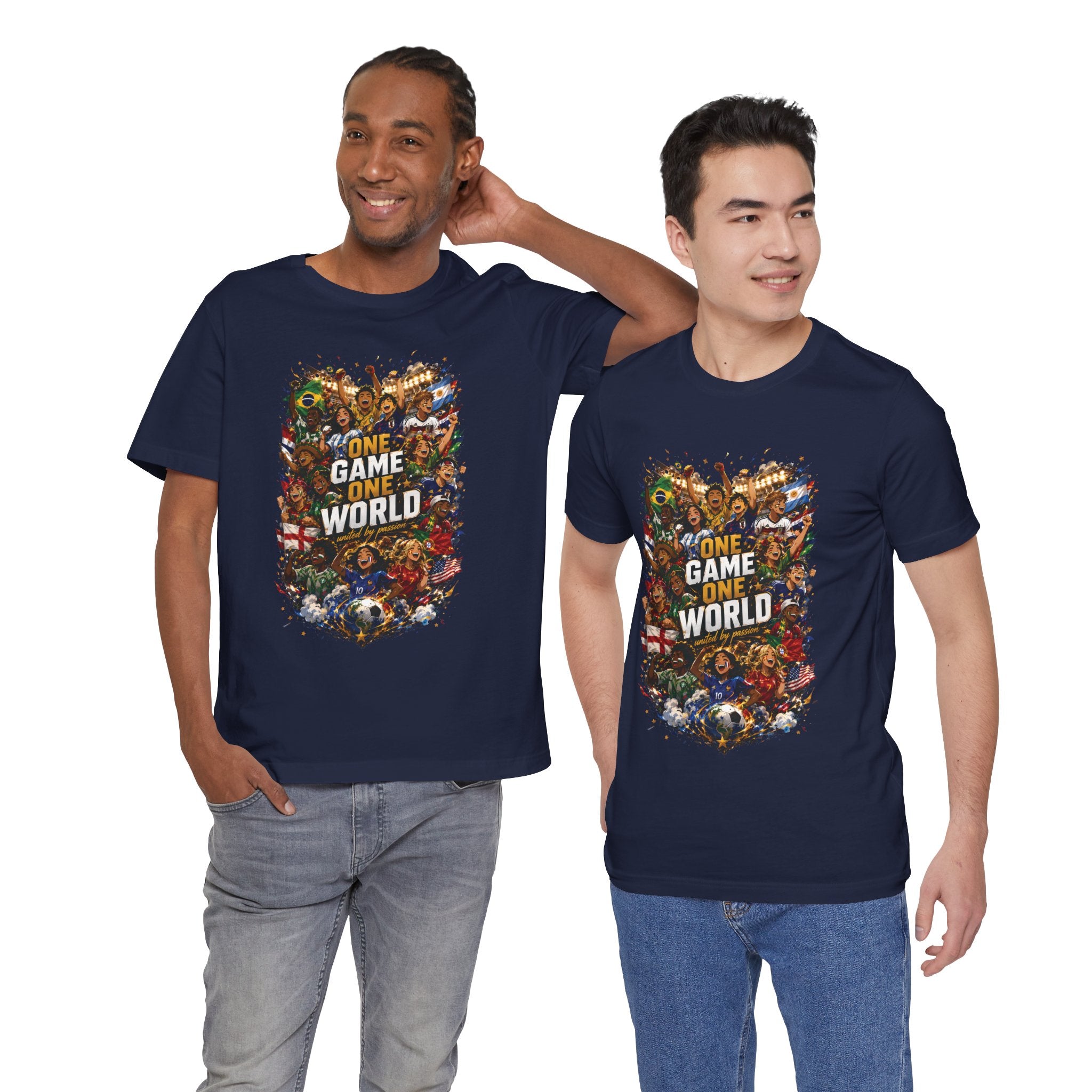 T-Shirt — 'One Game One World' Gamer Graphic Tee