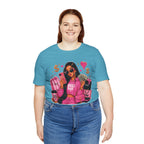Boss Babe Pink Fashion Tee — Women’s Glam Money & Shopping Graphic Shirt