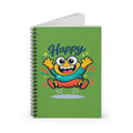 Happy Cartoon Monster Spiral Notebook — Ruled Journal for Kids & Teens