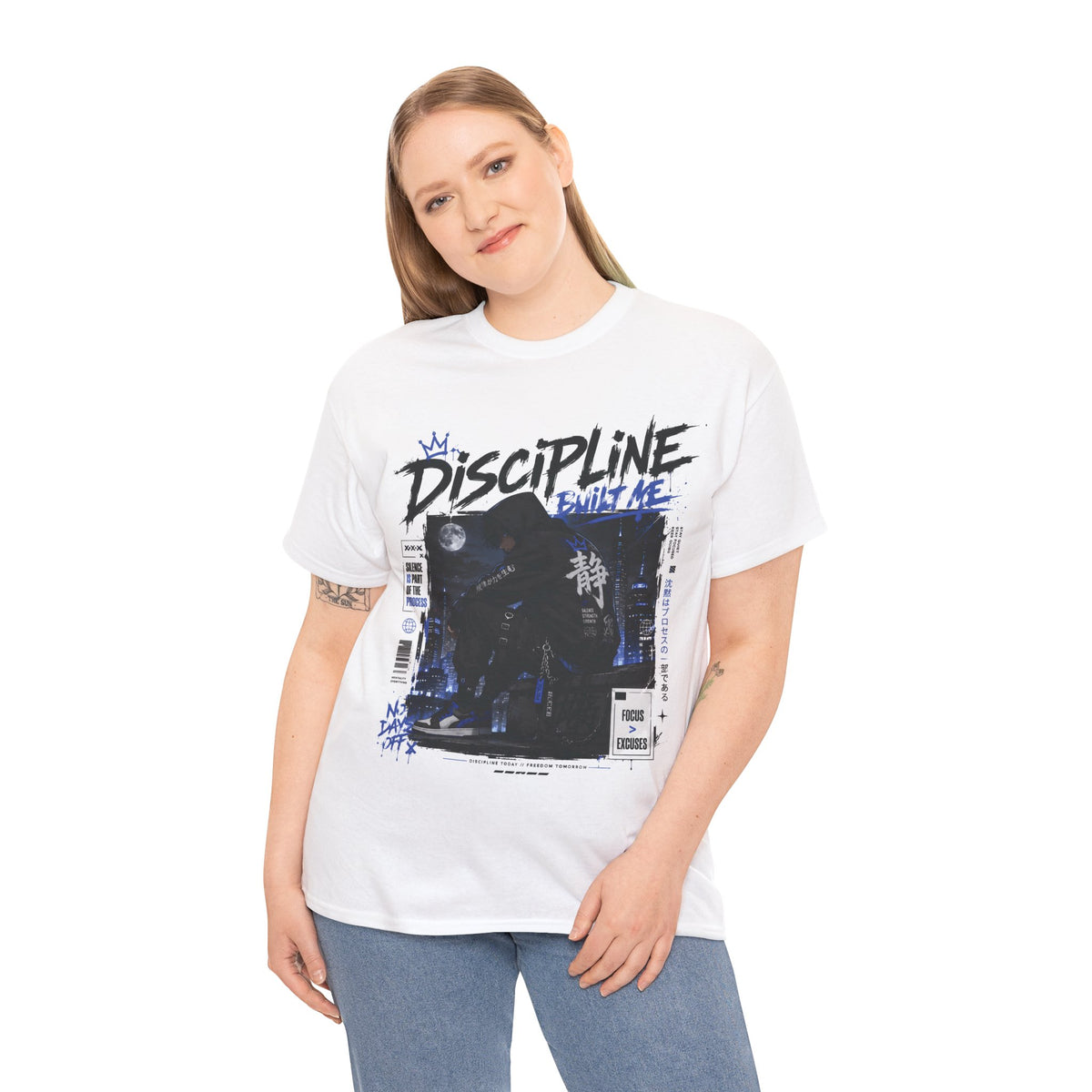 Discipline Built Me Anime Streetwear T Shirt